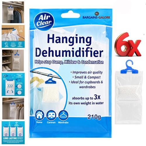 Hanging dehumidifier traps - 6, x