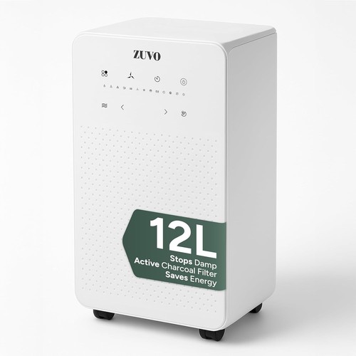 Zuvo 12l dehumidifier carbon - 12l,
