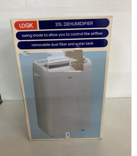 Logik 20l dehumidifier white - logik,